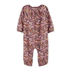 Carter’s Baby Girl Floral Twill Jumpsuit 12 Mos